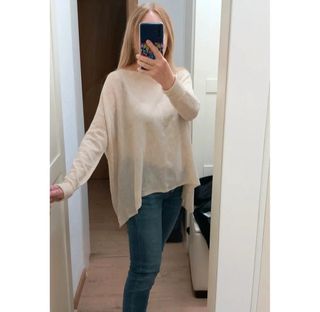 Jersey Stefanel de lana beige crudo