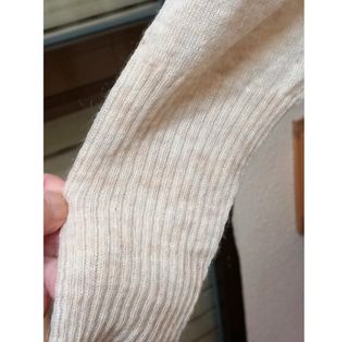 Jersey Stefanel de lana beige crudo