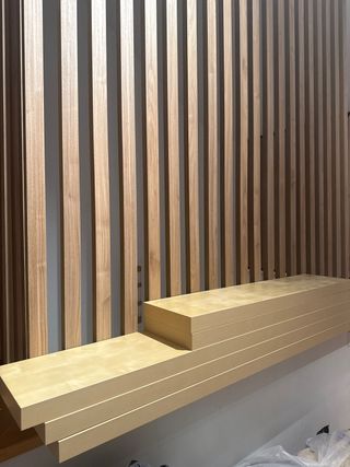 Lote 9 baldas madera Ikea