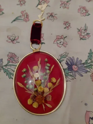 Decoración antigua flores secas