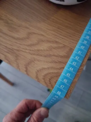 Mesa escritorio madera y blanco