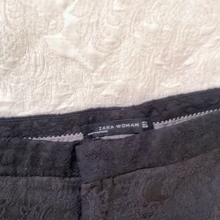 Pantalones de traje Zara negros talla L