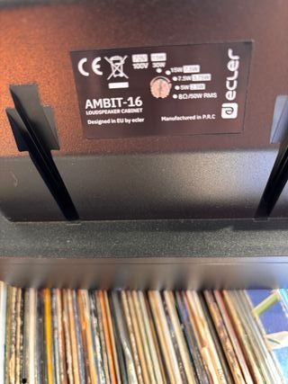 Altavoces Ecler AMBIT 16 Negros