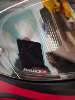 Casco HJC iorix Negro/Rojo Talla S