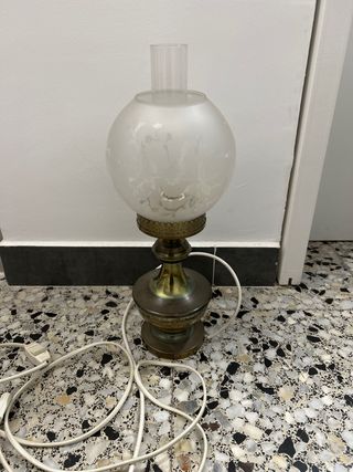 Lampara vintage de mesa
