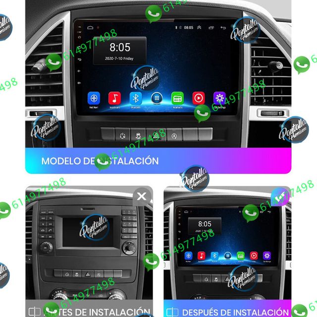 Radio Pantalla CARPLAY para Mercedes Benz Vito 3