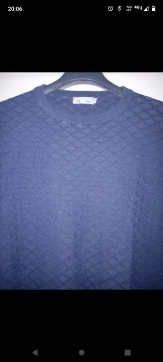 Maglioncino uomo blu L