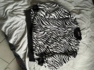Maglione donna fantasia zebra