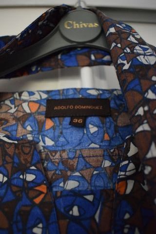 Vestido Adolfo Dominguez Estampado