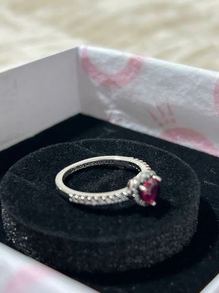 Anillo Pandora Corazón · Talla 54 (7) Pack entero