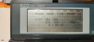 ELCO EBA-38KB AGENDA ELECTRÓNICA PORTÁTIL RELIQUIA