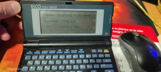 ELCO EBA-38KB AGENDA ELECTRÓNICA PORTÁTIL RELIQUIA