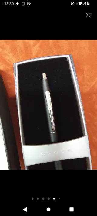 Bolígrafo Cross negro , modelo Classic