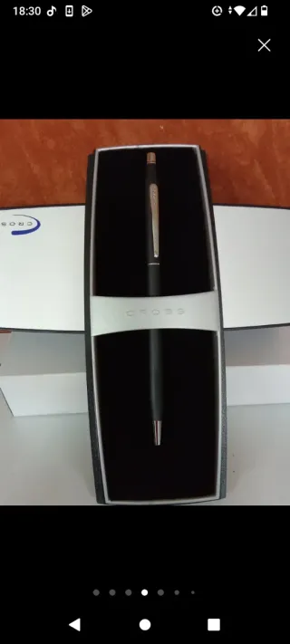 Bolígrafo Cross negro , modelo Classic