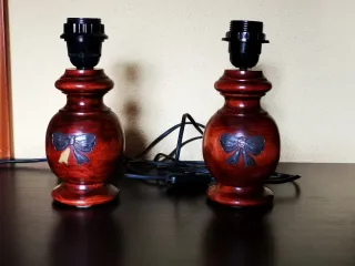 Lámpara de mesa pequeña, para mesita de noche