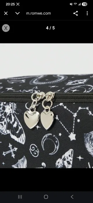 Neceser estampado Goth