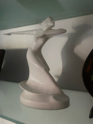 Escultura Art Déco Hutschenreuther Porcelana