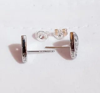Pendientes Corazón Plata S925
