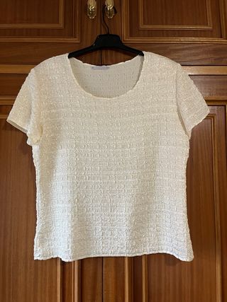 Blusa tejido poliéster 97 la están