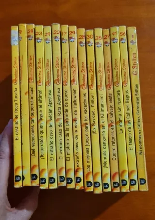 Lote 15 libros Geronimo Stilton.