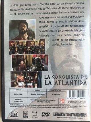 DVD La conquista de la Atlántida (1961)