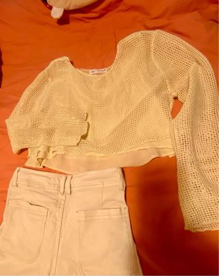 Conjunto Zara niña pantalón y top