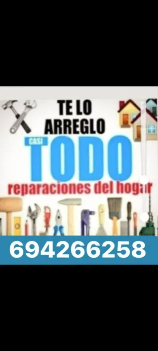 Manitas a domicilio: reparo todo