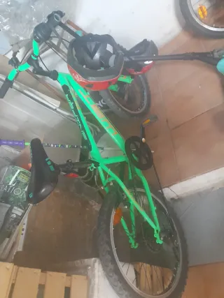 Bicicleta Montaña Verde