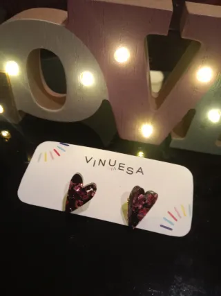Pendientes Corazón Vinuesa