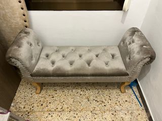 butaca de terciopelo