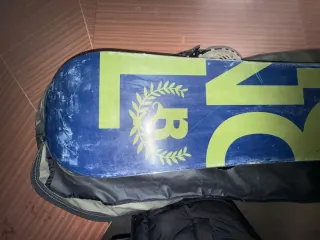 Tabla Snowboard con Fijaciones y Funda