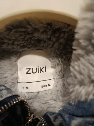 Parka donna blu con cappuccio