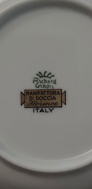 Richard Ginori Piattino in porcellana dec. Rapallo