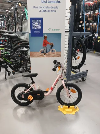 B'twin Discover 500 Bicicleta Infantil Rosa