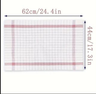 6 Panni da Cucina Classici a Quadri di Spugna!!