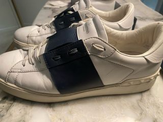 Valentino zapatillas Piel Azul Blanco