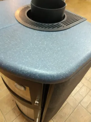 Estufa leña con horno