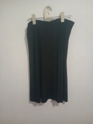 Conjunto mujer negro falda y camisa