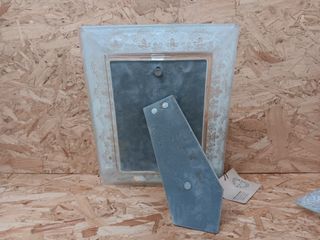 Juego portafotos y bandeja vidrio Arteviares