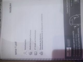 Temario grado criminología