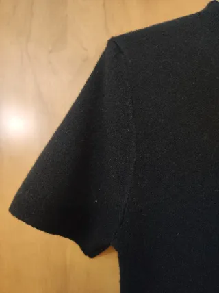 Abito maglia mezze maniche nero