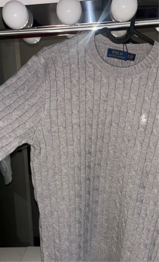 Jersey Polo Ralph Lauren Gris Talla S