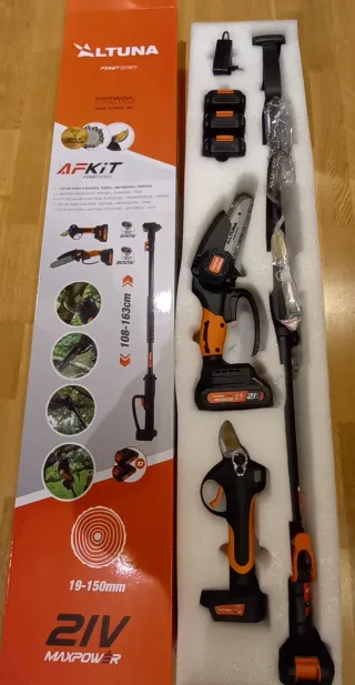 Kit Poda Altuna 21V con 4 BATERIAS
