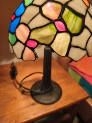 Lampada Tiffany in Vetro Multicolore