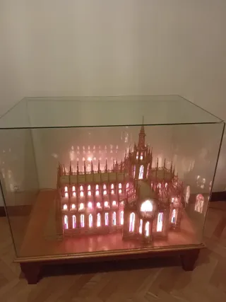 Maqueta Catedral Milán Iluminada