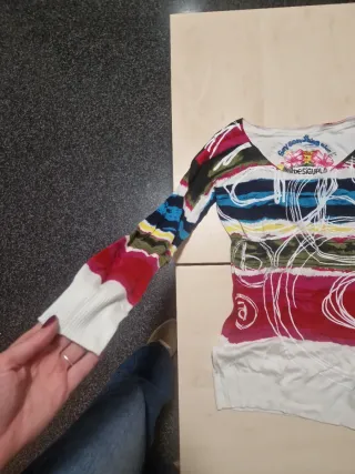 Jersey Desigual Talla S Multicolor