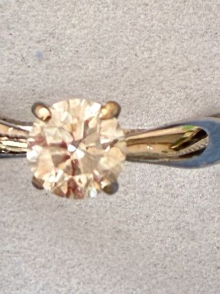 Anillo Oro 18k Diamante 1.00 Ct SI2/D