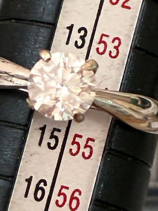 Anillo Oro 18k Diamante 1.00 Ct SI2/D