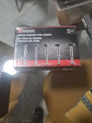 Set Brocas Forstner Parkside Madera 5 Piezas