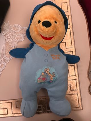 Peluche Winnie the Pooh azzurro 60 centimetri